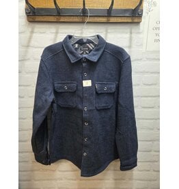 MENS NAVY SHACKET