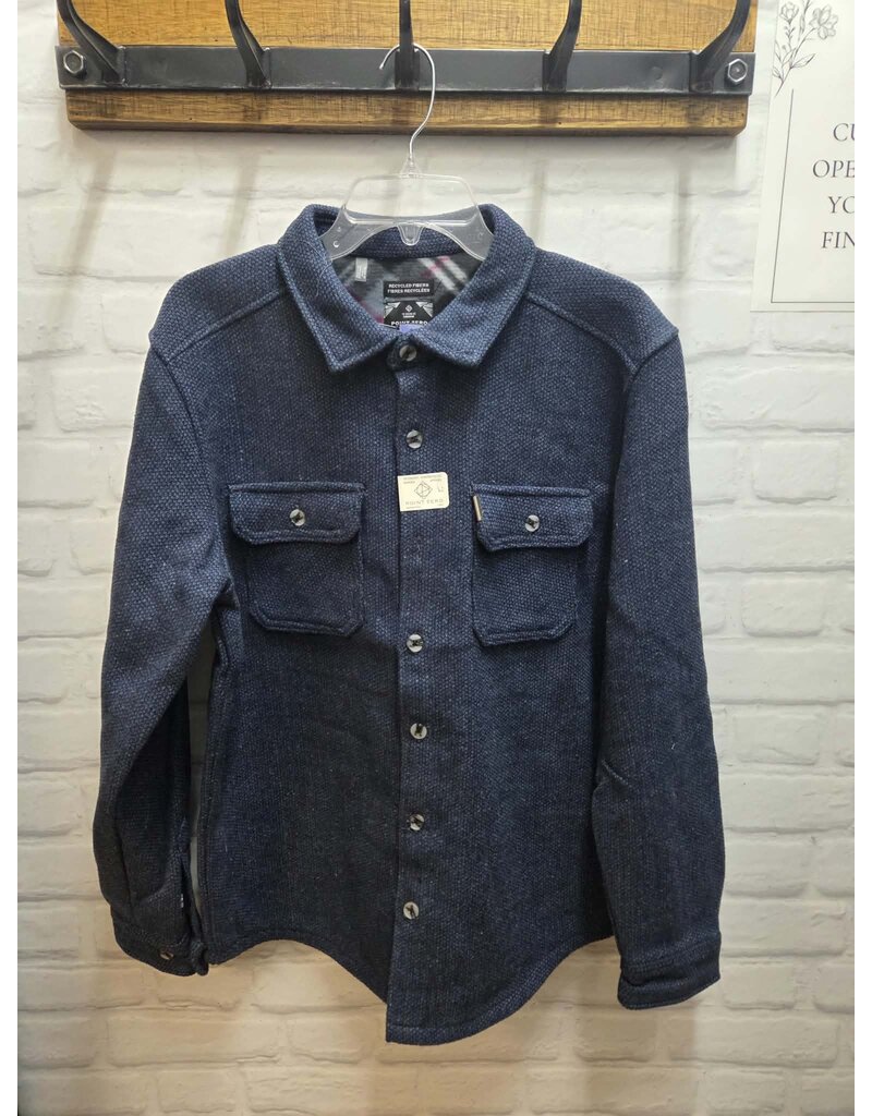 MENS NAVY SHACKET