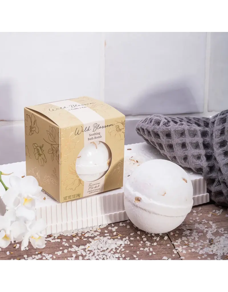 CAIT + CO WILD BLOSSOM SOOTHING BATH BOMB