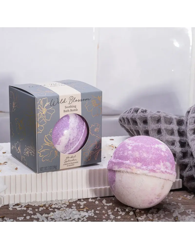 CAIT + CO WILD BLOSSOM SOOTHING BATH BOMB
