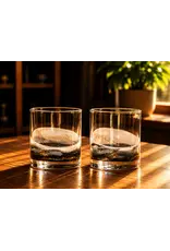 LYNN & LIANA DESIGNS RESIN WHISKEY GLASSES - 12 OZ