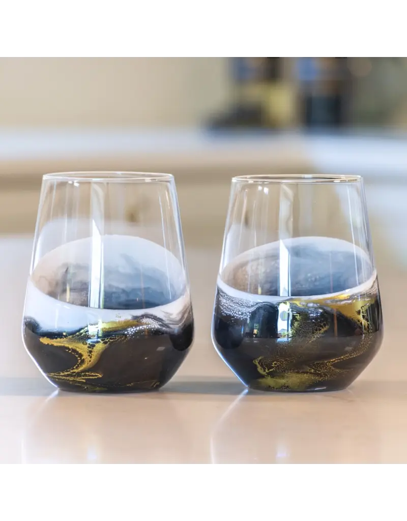 LYNN & LIANA DESIGNS RESIN WINE GLASSES - 15 OZ