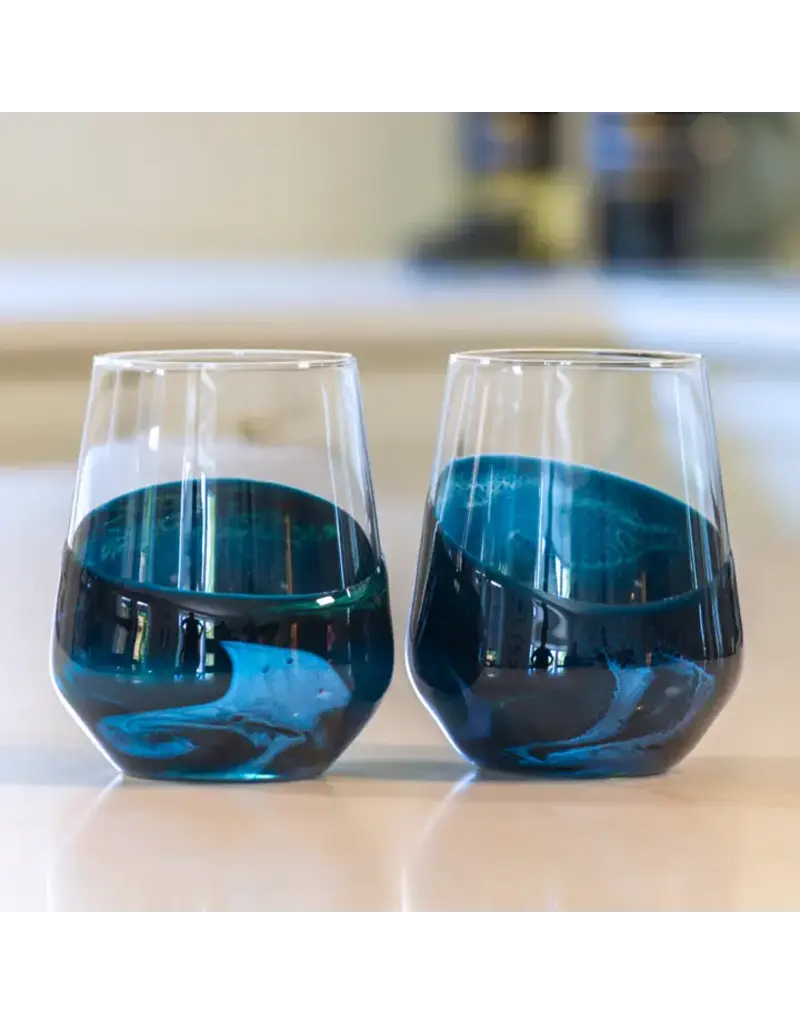 LYNN & LIANA DESIGNS RESIN WINE GLASSES - 15 OZ