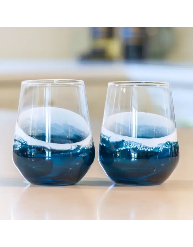 LYNN & LIANA DESIGNS RESIN WINE GLASSES - 15 OZ