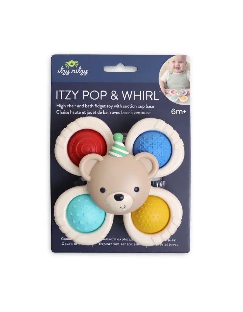 ITZY RITZY POP & WHIRL FIDGET SPINNER TRAVEL & BATH TOY