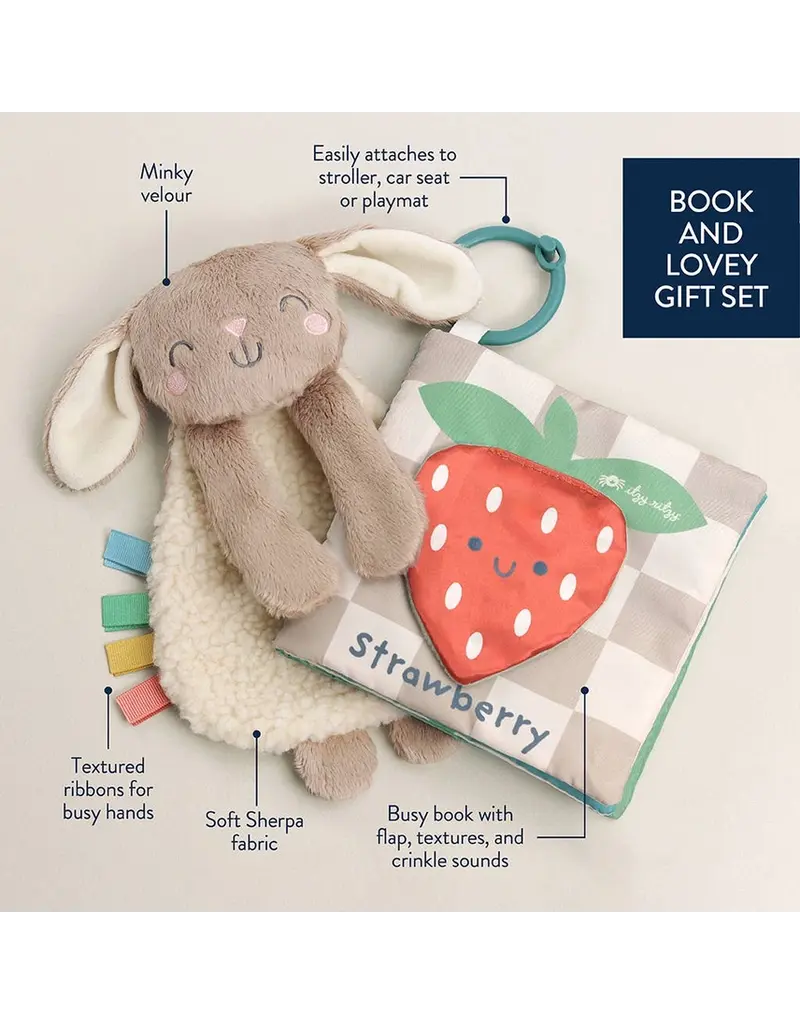 ITZY RITZY LEARN & SNUGGLE GIFT SET - BUNNY