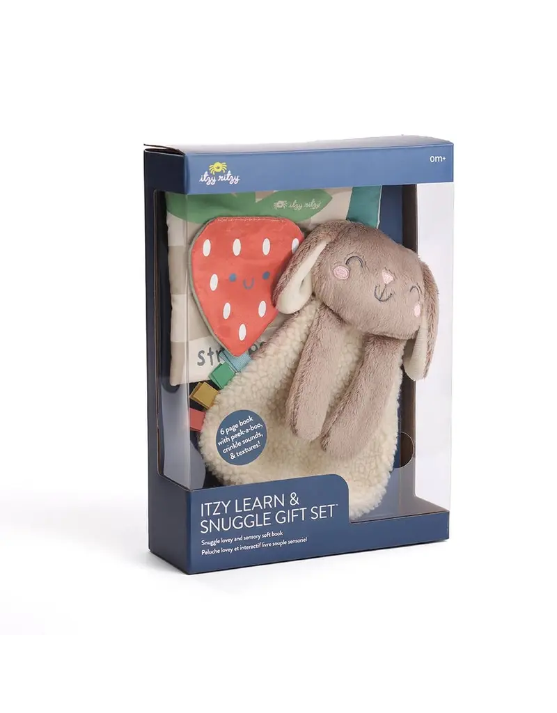 ITZY RITZY LEARN & SNUGGLE GIFT SET - BUNNY