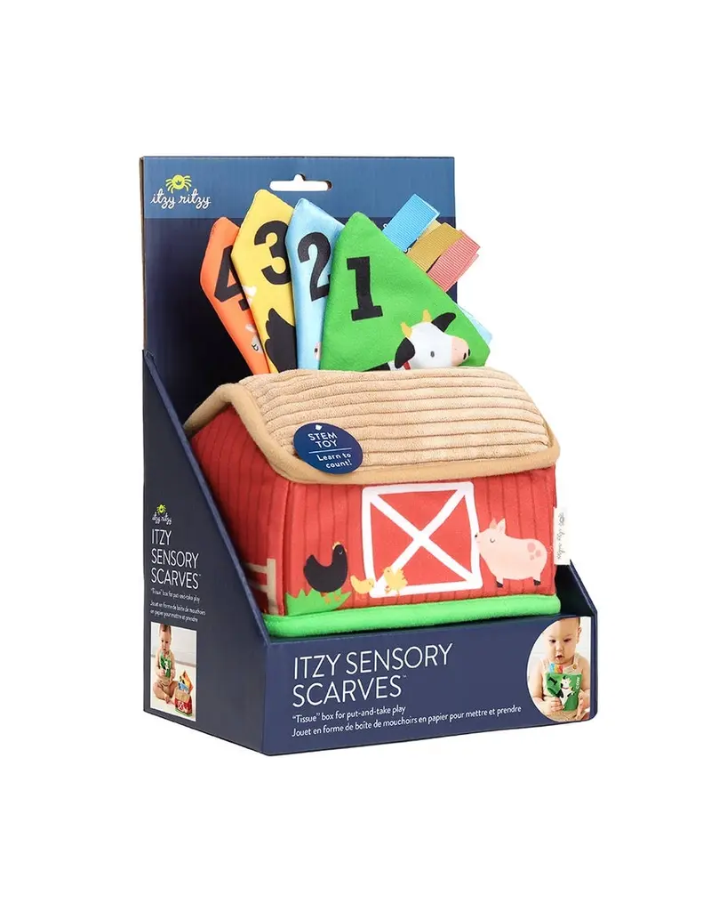 ITZY RITZY SENSORY SCARVES - FARM