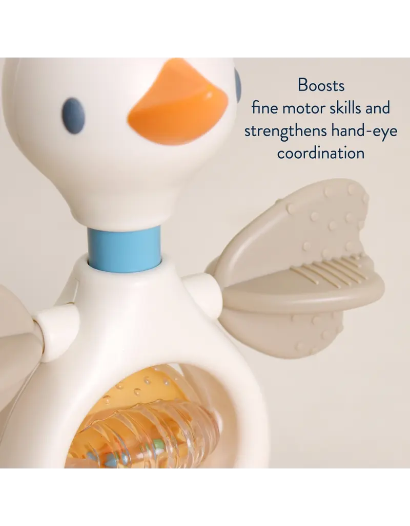 ITZY RITZY TWIST & BOP - HIGHCHAIR TOY - GOOSE