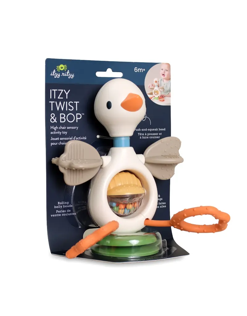ITZY RITZY TWIST & BOP - HIGHCHAIR TOY - GOOSE