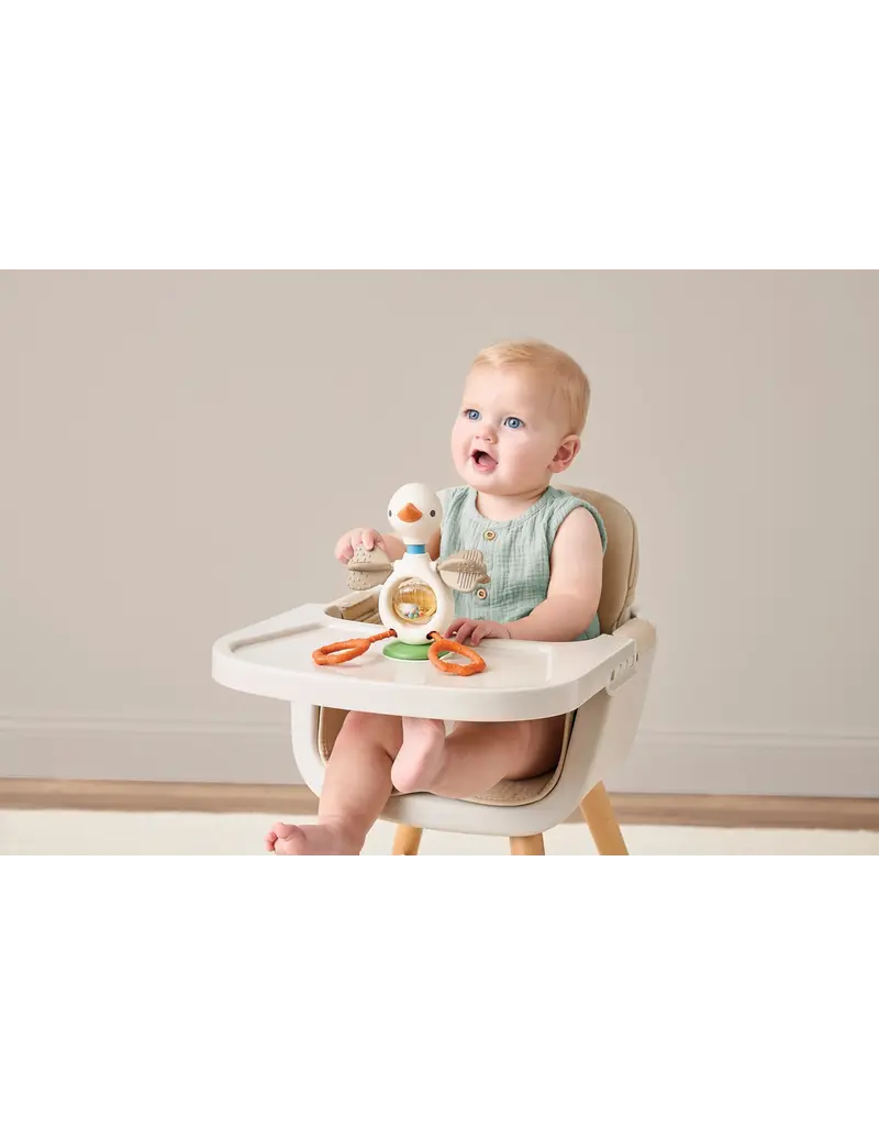 ITZY RITZY TWIST & BOP - HIGHCHAIR TOY - GOOSE