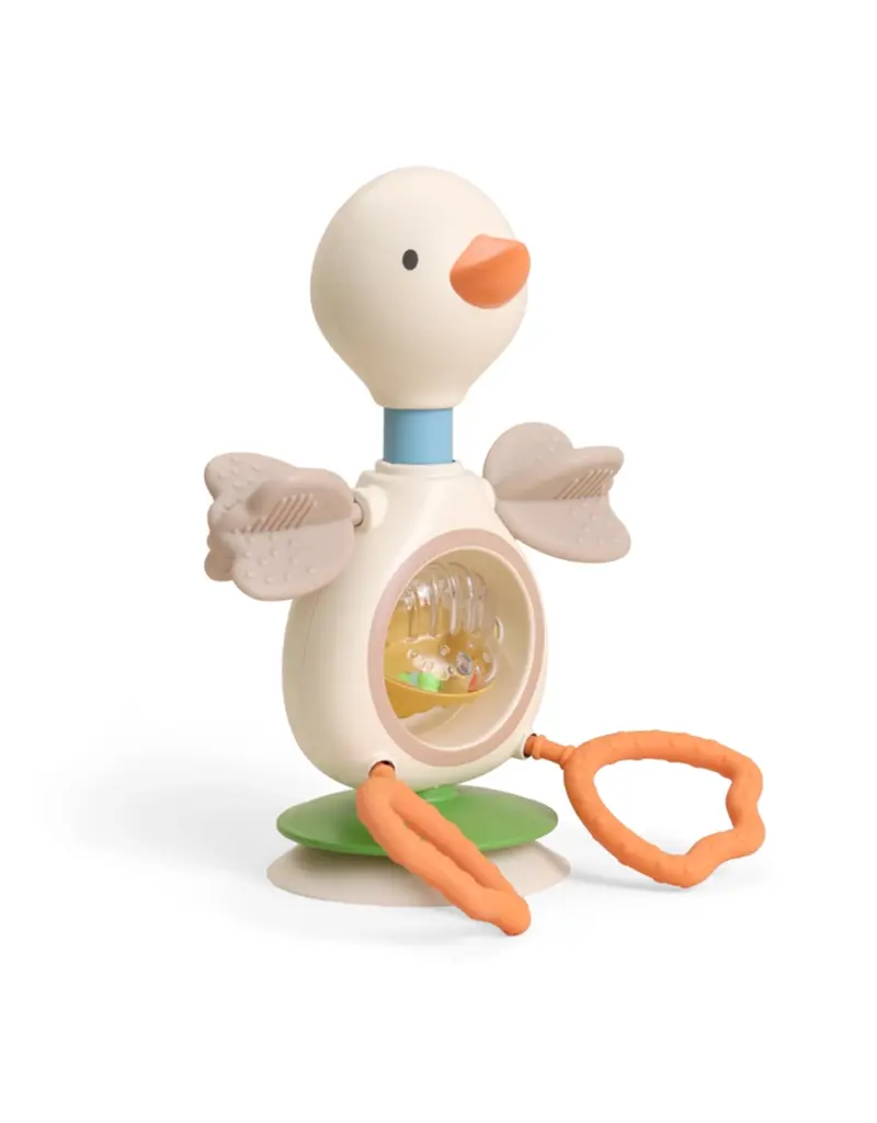 ITZY RITZY TWIST & BOP - HIGHCHAIR TOY - GOOSE
