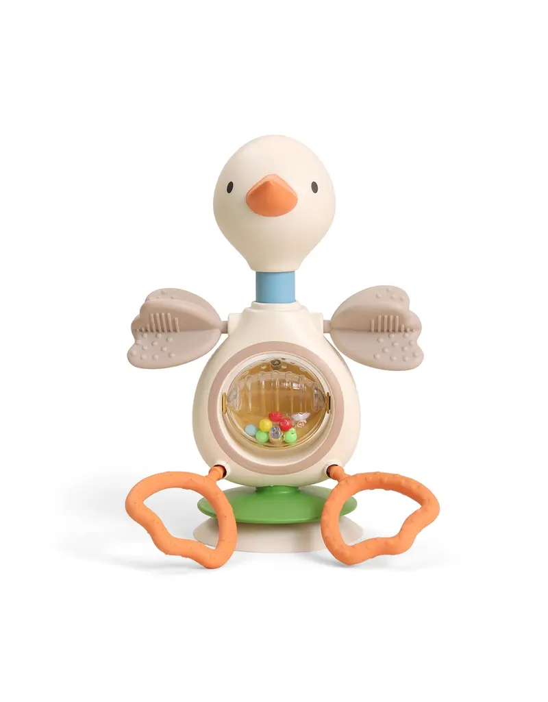 ITZY RITZY TWIST & BOP - HIGHCHAIR TOY - GOOSE