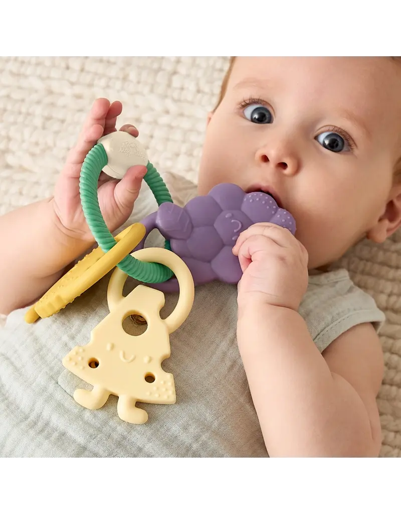 ITZY RITZY SILICONE TEETHER RING - 3 PIECES