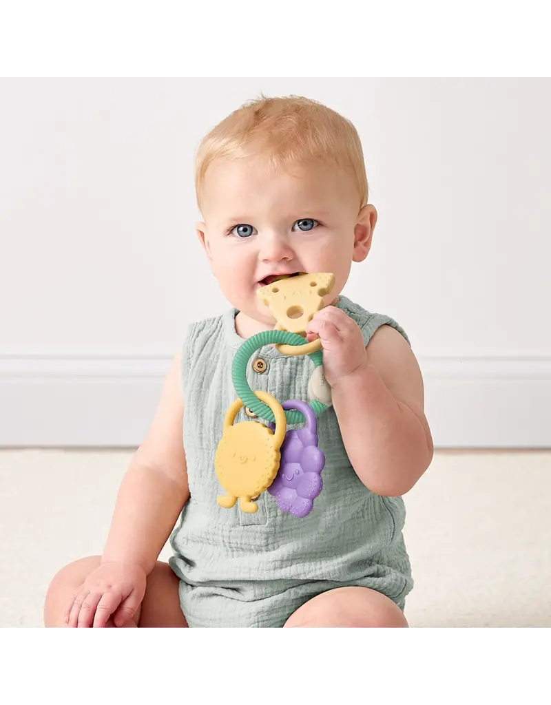 ITZY RITZY SILICONE TEETHER RING - 3 PIECES