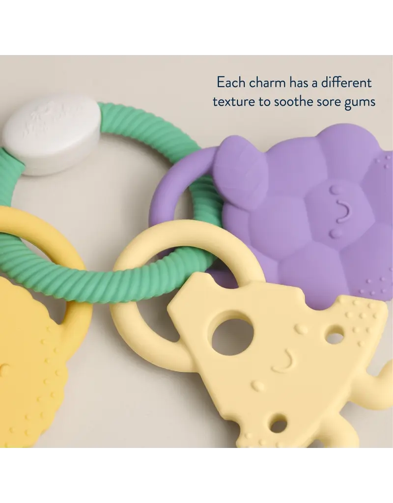 ITZY RITZY SILICONE TEETHER RING - 3 PIECES
