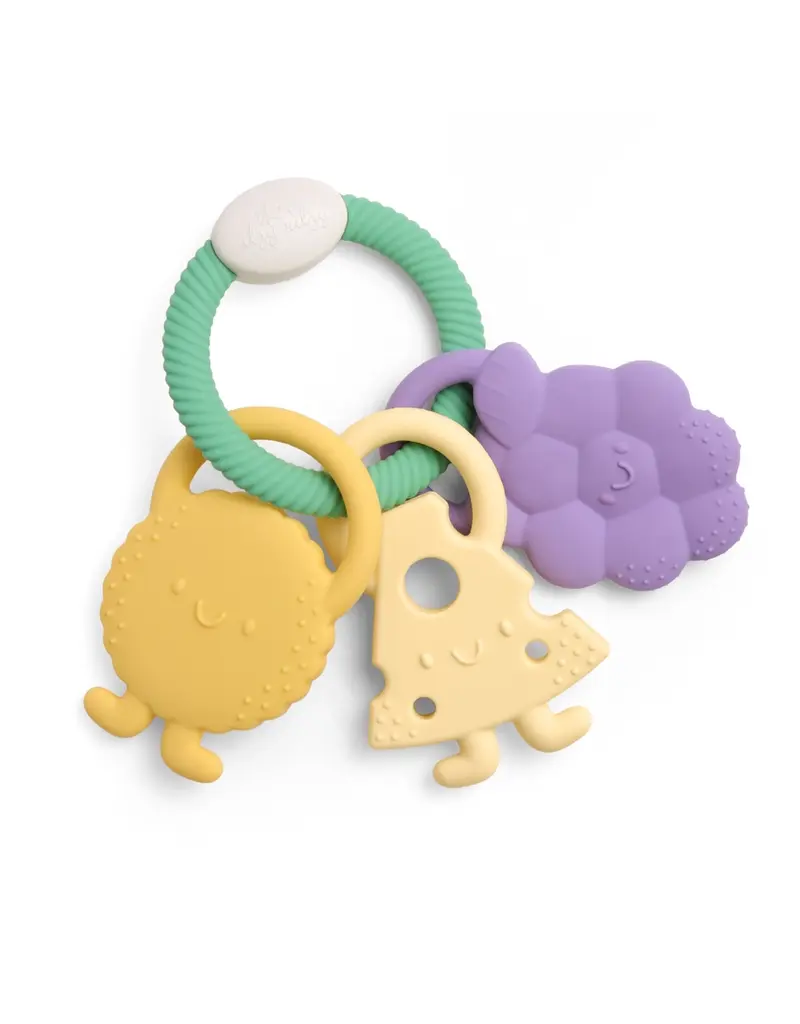 ITZY RITZY SILICONE TEETHER RING - 3 PIECES