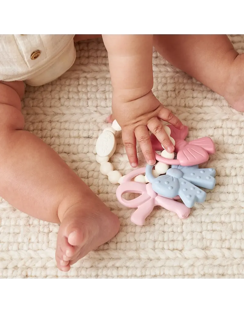ITZY RITZY SILICONE TEETHER RING - 3 PIECES