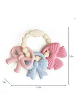 ITZY RITZY SILICONE TEETHER RING - 3 PIECES