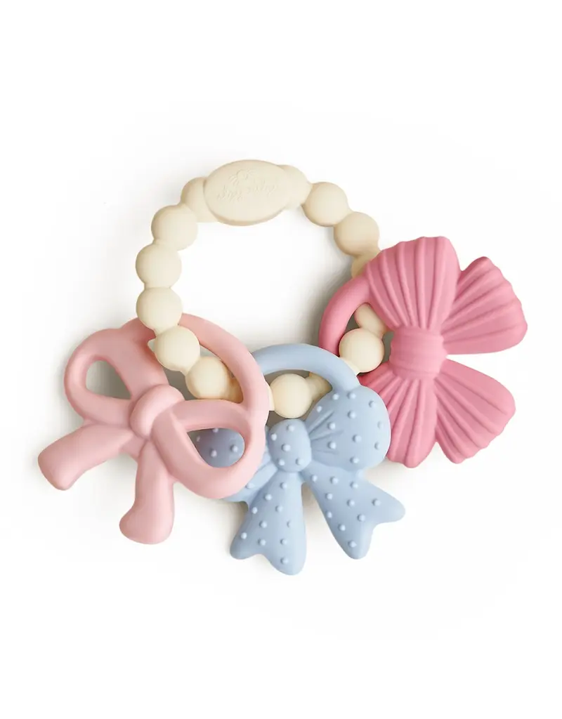 ITZY RITZY SILICONE TEETHER RING - 3 PIECES
