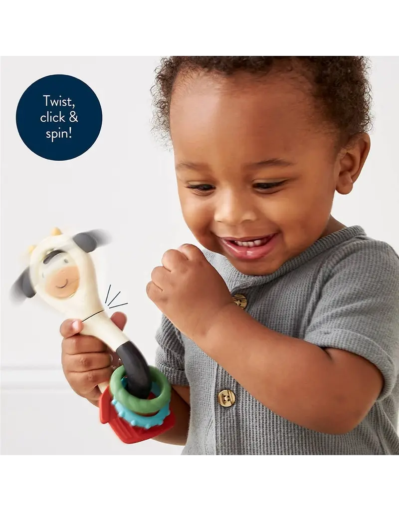 ITZY RITZY SPINNER SENSORY TEETHING RATTLE