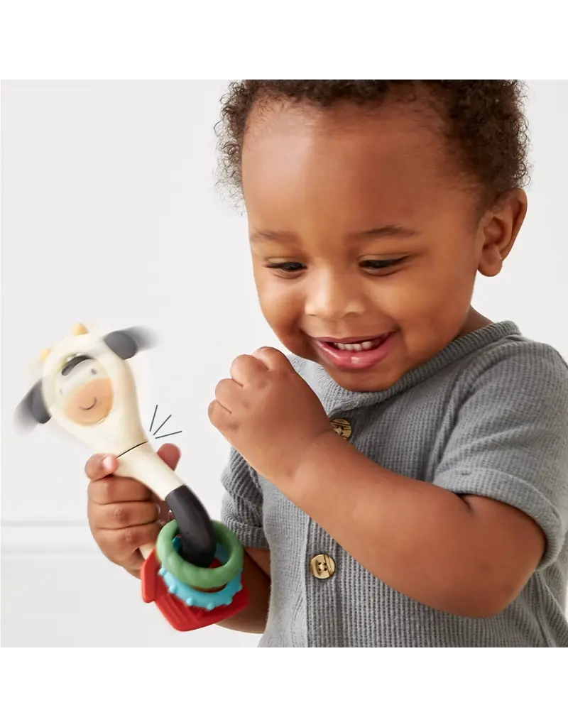 ITZY RITZY SPINNER SENSORY TEETHING RATTLE