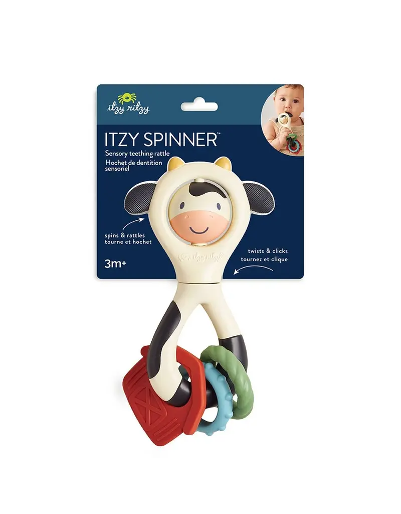 ITZY RITZY SPINNER SENSORY TEETHING RATTLE