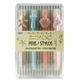 NPW GROUP MERMAID PENS - 4PK
