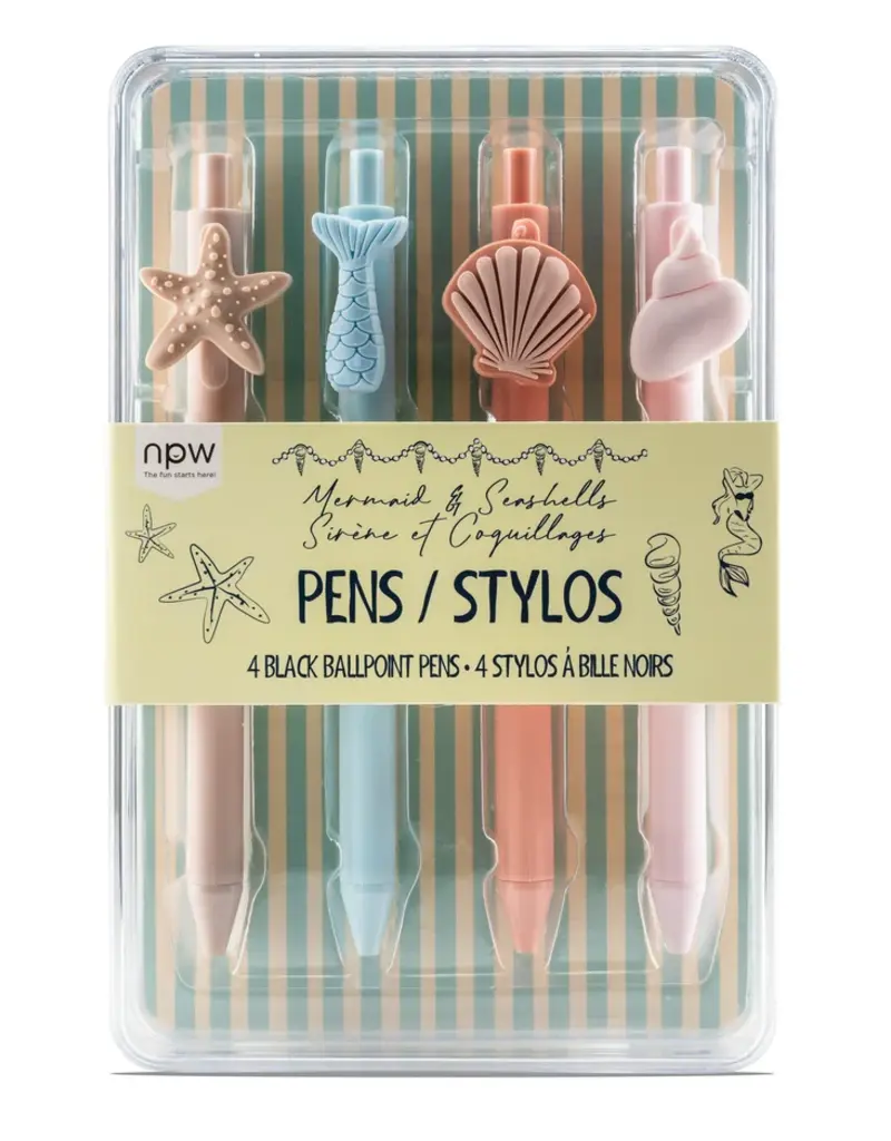 NPW GROUP MERMAID PENS - 4PK