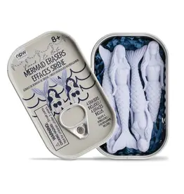NPW GROUP MERMAID ERASERS - 4PK