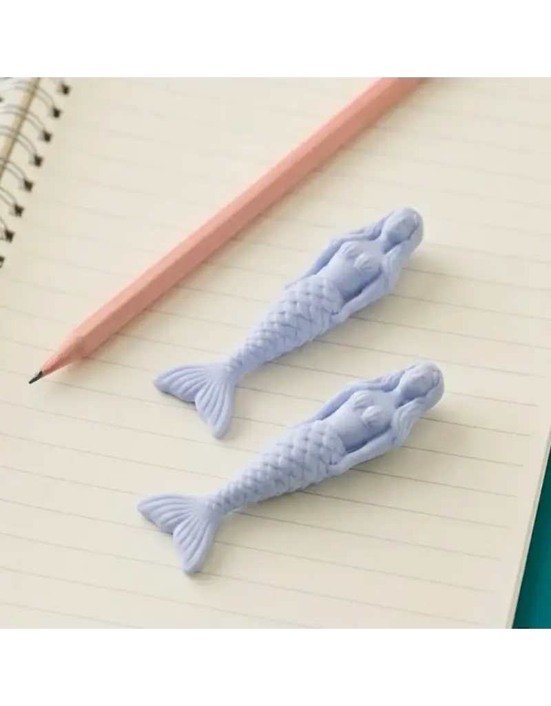 NPW GROUP MERMAID ERASERS - 4PK