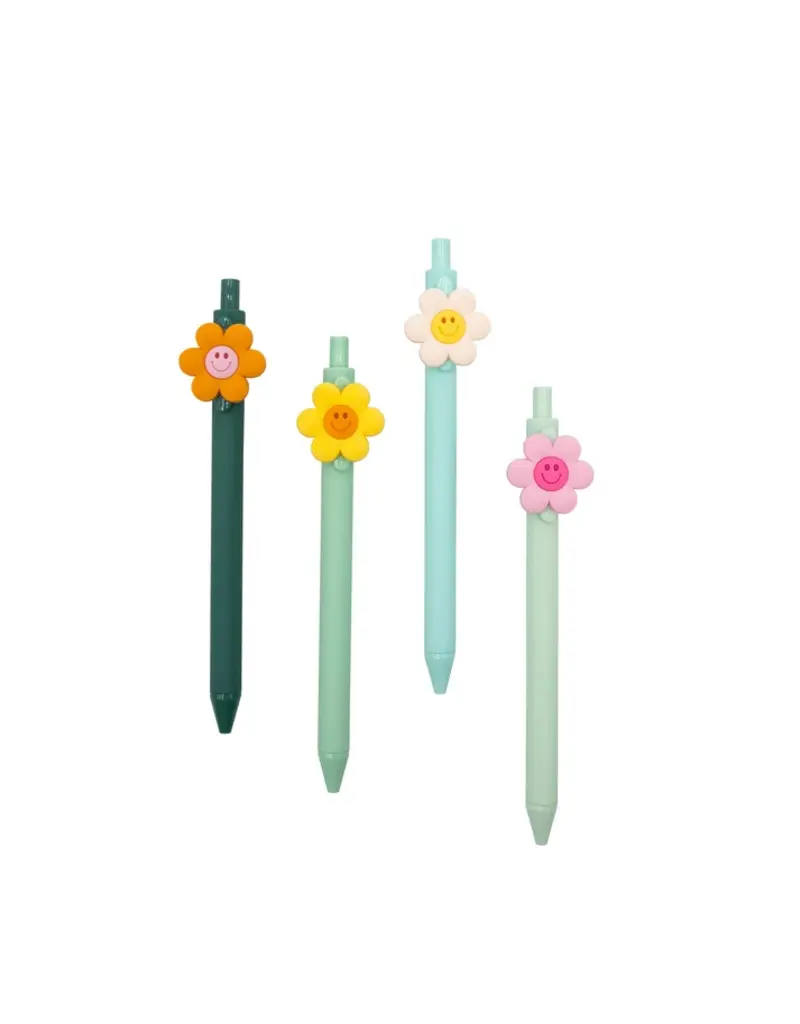 NPW GROUP FLOWER POWER PENS - 4PK