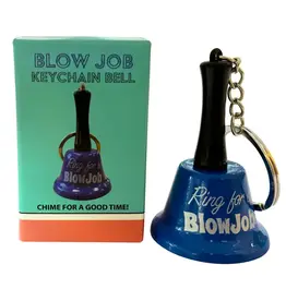 THE DIABOLICAL GIFT PEOPLE KEYCHAIN BELL - RING FOR A BLOW JOB