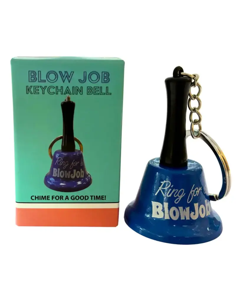THE DIABOLICAL GIFT PEOPLE KEYCHAIN BELL - RING FOR A BLOW JOB