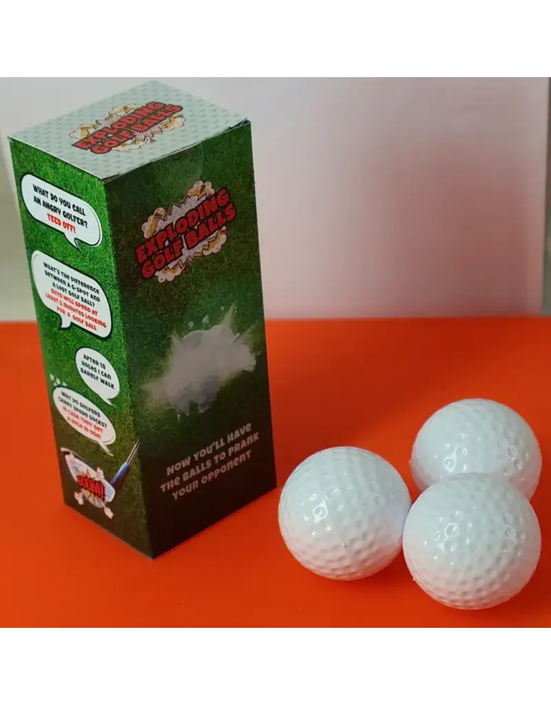 THE DIABOLICAL GIFT PEOPLE EXPLODING GOLF BALLS