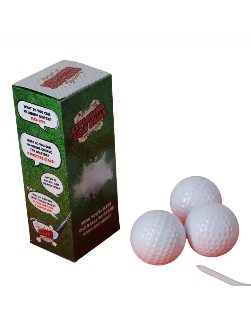 THE DIABOLICAL GIFT PEOPLE EXPLODING GOLF BALLS