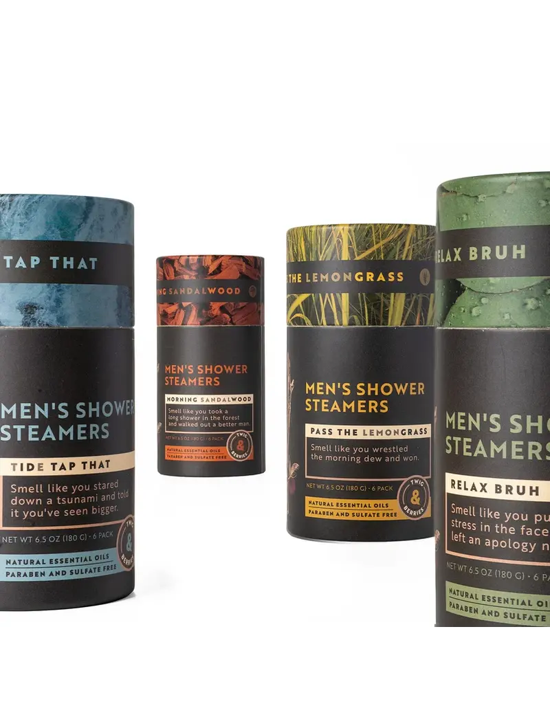 MENS SHOWER STEAMERS