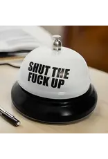THE DIABOLICAL GIFT PEOPLE DESK BELL - SHUT THE FUCK UP