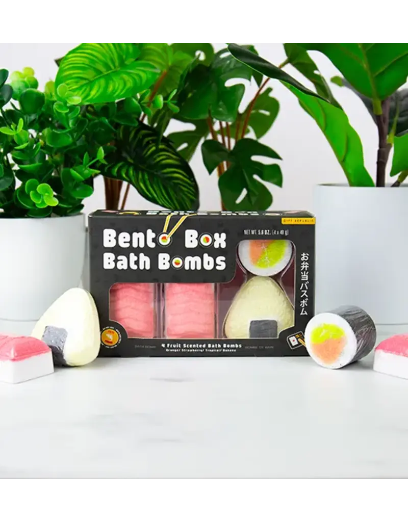 GIFT REPUBLIC BENTO BOX BATH BOMBS