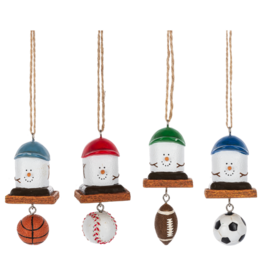 SMORE SPORTS ORNAMENTS