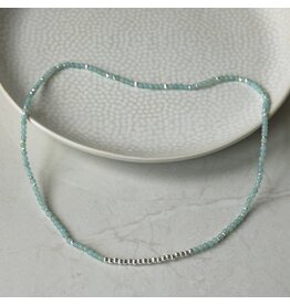 GLEE CIRCUIT LOOP NECKLACE/BRACELET - AMAZONITE