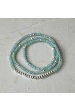 GLEE CIRCUIT LOOP NECKLACE/BRACELET - AMAZONITE