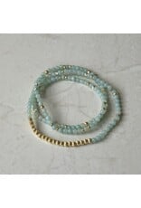 GLEE CIRCUIT LOOP NECKLACE/BRACELET - AMAZONITE