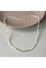 GLEE CIRCUIT LOOP NECKLACE/BRACELET - MOTHER OF PEARL