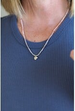 GLEE COLETTE LOOP NECKLACE / BRACELET - PINK OPAL