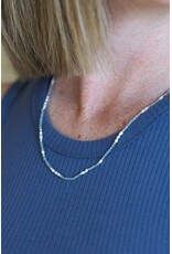 GLEE MIRA NECKLACE - LABRADORITE / PEARL