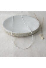 GLEE BETH NECKLACE - WHITE MOON STONE