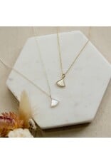GLEE FANFARE NECKLACE - MOTHER OF PEARL