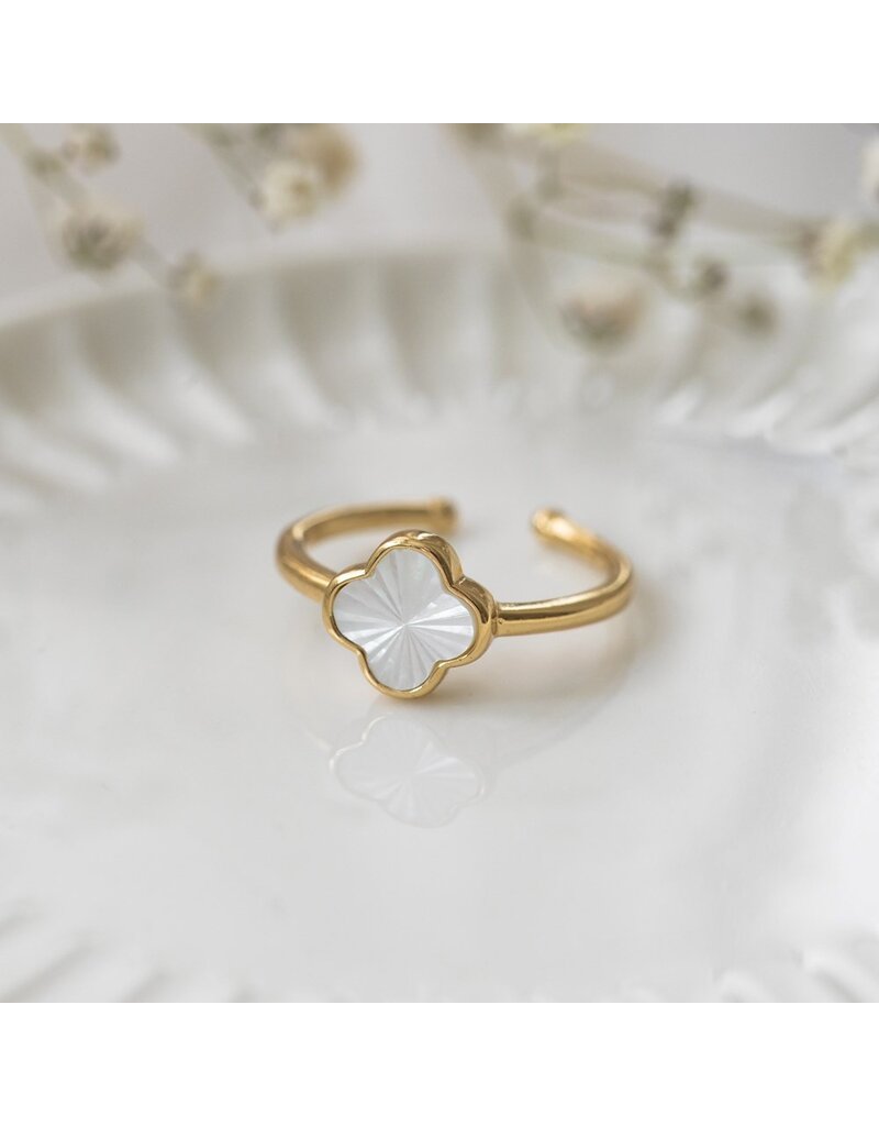 GLEE ANIKA RING - MOTHER OF PEARL
