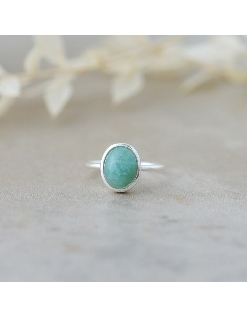 GLEE IDA RING - AMAZONITE